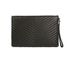 Quilted Monogram Clutch, back view
